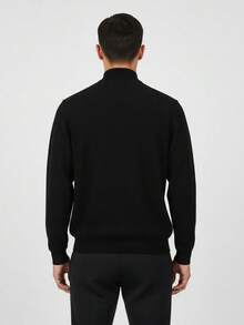 Adidas Men's WUZONG WEN FZ S Knit Jacket Without Hood KE4078 - Black - View 2