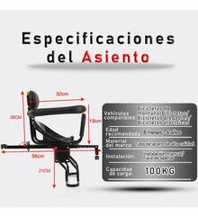 Bicycle Child Seats - Black - View 2