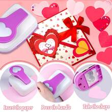 2 Inch 50mm Heart Paper Hole Puncher Cutter Tool Daily Fashion Heart Shape 2 Inch 48mm DIY Portable Suitable For Paper Crafts Cardmaking Scrapbooking For Journaling For Student - 2-inch 48mm Heart Punch - View 5