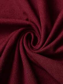 Women's Sexy Halter Backless Split Ruffle Hem Bodycon Dress Elegant Summer - Burgundy - View 5