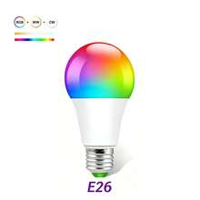 110V CozyLife Smart Bulb 9W E26 RGB 2700-6500K LED Home Light Bulb Compatible With Alexa, Echo And Home Assistant Multicolor, Music Sync - Multicolor - View 1