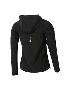 Under Armour Women's Sports Jacket OutRun The STORM Jkt Woven Hooded Jogging Jacket 1361384-001 - Black - View 6