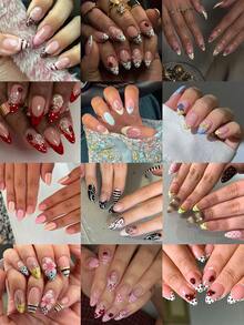 Press On False Nails - Multicolor - View 9