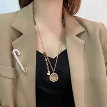 1Pc/2/3Pcs Fashionable Exquisite Clothing Buttons Pins, Made Of Synthetic Zirconia And Alloy, Can Adjust Waistline, Fix Clothing, Suitable As Daily Wear Accessories - Multicolor - View 4