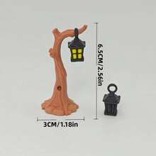 3PCS/Set Miniature Landscape Decor Items, Plastic Miniature Holiday Tree Lights, Available In Multiple Colors, Decorative Accessories For Craft Enthusiasts - Decorative Ornament - View 3