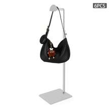 YUNRUX Handbag Stand, Adjustable Height Handbag Holder, Large Handbag Stand With D-Shaped Head - 6Pcs - View 1
