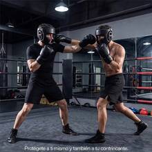 Martial Arts Headgear - Black - View 8