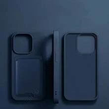 VRNOEI 奢華 3 合 1 吸盤支架卡夾手機殼，相容 iPhone 16 15 11 12 13 14 17 Pro Max Plus 17 AIR，防摔背殼配件，相容 Galaxy S26 S25 S24 S22 S21 S23 Ultra 手機殼 - 深藍色+吸盤+卡包 - 查看 33