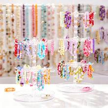 1 Three-Tier/Two-Tier/Single-Tier Rotating Jewelry Rack, Household Storage Rack, Key Rack, Multi-Layer Hairband Rack, Daily Small Item Rack - Multicolor - View 6