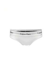 Calvin Klein [Bundle] Claudia Unlined Bralette + Modern Cotton Women's Briefs - Grey+White - View 3