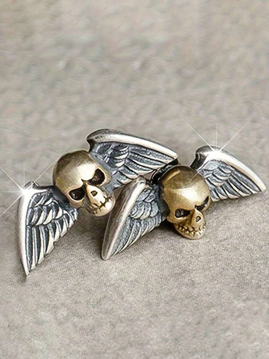 1 Pair Vintage Stud Earrings, Women's Party Jewelry, Halloween Gift - 1# - View 1
