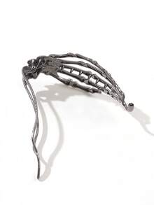 1pc Holiday Skeleton Claw Metal Hair Clip,Niche Stylish Hairpin Accessory,Gifts For Women Summer Outfits - Multicolor - View 12
