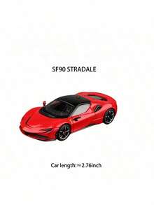 Burago 法拉利 1:64 比例仿真車模 SF90 488GTB LAFERARI 指尖模型 迷你小型跑車收藏 小車模型擺飾 - 彩色 - 查看 21