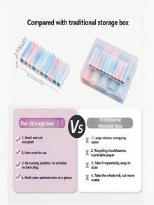 New Nail Art/10-Slot Mini Portable Transfer Paper Storage Box/Organizer Tool Case - Single Piece - View 6
