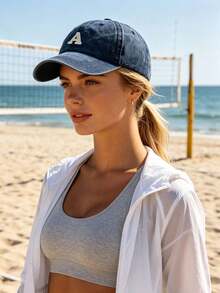 1PC Unisex Retro Washed Baseball Cap,Adjustable Casual Breathable Snapback Sports Cap, Suitable For Beach, Vacation, Travel, With UV Protection - Multicolor - View 2