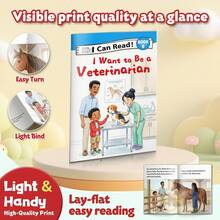 Veterinarian Theme Learning Notebook, Early Reading Writing Journal With Career Discovery Content For School And Home Use - Career Dream Reading Notebook - View 3