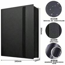 Premium 4-Pocket Card Storage Album 2x2, Thick Non-Stick Anti-Bend Pages, Dustproof & Moisture-Proof, 4-Color Elastic Straps For Easy Classification, Holds 160 Cards, Competition-Grade 4-Slot 160-Card Storage Box With Display, Perfect Gift - Multicolor - View 8