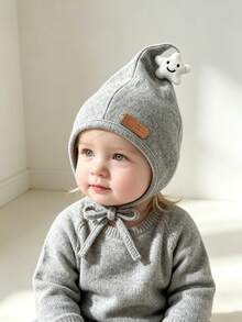 Baby Hat, Cute Newborn Ear Protection Hat, Spring/Autumn Style, Soft And Comfortable Baby And Toddler Headwear, Suitable For Outdoor Wear - Multicolor - View 5