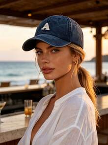 1PC Unisex Retro Washed Baseball Cap,Adjustable Casual Breathable Snapback Sports Cap, Suitable For Beach, Vacation, Travel, With UV Protection - Multicolor - View 4