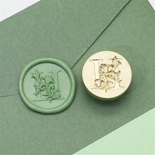 26 Letters Embossed Wax Seal Stamp Heads, Initial Wax Seal Stamps, Thickened Brass Wax Seal Stamps - Alphabet Stamp - View 12