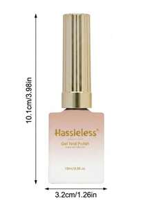 Hassleless 1pc 0.5oz (15ml) Translucent Nude Pink Gel Nail Polish - Use LED Nail Gel, Create Long-Lasting Nails In Minutes, Suitable For All Seasons - Multicolor - View 8