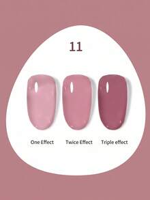 Hassleless 1pc 0.5oz (15ml) Translucent Nude Pink Gel Nail Polish - Use LED Nail Gel, Create Long-Lasting Nails In Minutes, Suitable For All Seasons - Multicolor - View 19