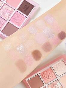 HOLIKA HOLIKA HOLIKA MY FAVE MOOD EYE PALETTE 07 SHELL IN THE SEA 8g / 0.28 Oz Silky Colorful | Natural Matte; 9-Shade Palette, Matte Finish, Highly Pigmented, Long-Lasting, Easy-To-Blend Neutral Tones K-Beauty Korean Makeup - 7 - View 5