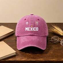 1pc Gothic Casual Washed Men Hat,Letters,Stars Printing, Unisex Fashion, Provides Shade & Sun Protection, Perfect For Outdoor Activities. - Multicolor - View 12
