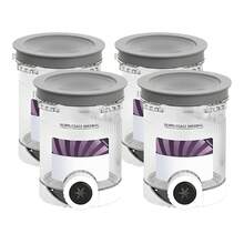 kangten 4PCS Cream Container For Home Ice Cream Makers, Cream Container, Ice Cream Container Set - Grey - View 7