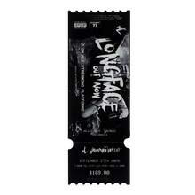 Gothic Vampire Concert Ticket Acrylic Bookmark Dark Horror Page Marker Reading Accessory - Square - View 14
