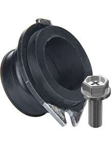 Garbage Disposal Parts For Insinkerator, 75499 Flex Coupler Replacement Parts Compatible With Insinkerator Anti-Vibration Tailpipe Replaces Part Number 74085 - Rubber Black - View 3