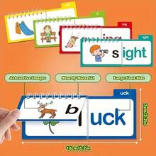 1 Box (30 Books) Letter Word Cards, Professional Teaching Supplies, Colorful, Gift, Teacher Presentation Materials - 1 Box - View 3