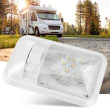 12V LED RV Ceiling Lamp - Interior Lighting For RVs - Suitable For Trailers, Camper , And Boat-Based RVs - 2pcs Double Dome Light - View 2