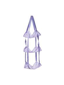 Vertical Mesh Basketball Storage Bag Sports Ball Storage Bag Multi-Layer Hanging Organizer For Basketball Volleyball Helmets Toys And Equipment Organization Space-Saving With Compartments Basketball Essential Accessories - Multicolor - View 13