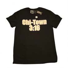 Stone Cold Steve Austin Chi-Town 316 Smoking Skull Men's Licensed WWEs T-Shirt - Shape - View 1