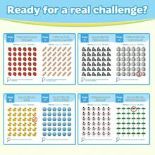 Find The Differences - Brain Training Visual Discrimination Puzzle Book, Discover Unique Images Among Similar Ones, Develop Concentration, Observation, Logical Thinking And Pattern Recognition Skills - Whole Brain Development - View 5