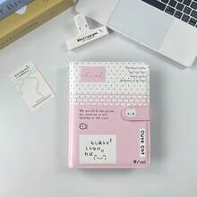 A5 Minimalist Cat-Themed Leather Loose-Leaf Notebook, Portable Large-Capacity Sticker Organizer, Can Be Used As A Notebook Set, Folder, Sticker Collection Book, Photo Storage Bag, Photo Album, Savings Planner, Journal, Notebook Or Office Stationery. - A5 Leather Cat and Dog Binder - View 14