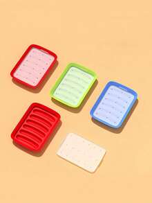 Silicone Sausage Mold With Lid, Non-Stick Sausage Making Mold, Food Storage Box, Multi-Functional Cartoon Cake Tool, Essential Sausage Set For Homemade Burgers And Hot Dogs, Party And BBQ Use - Multicolor - View 13