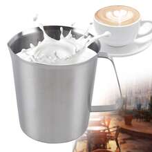 1000 Ml 304 Stainless Steel Measuring Cup, Metal Measuring Jug With Scale, Heat-Resistant Liquid Measuring Container For Baking, Cooking, Barista - Silver - View 4