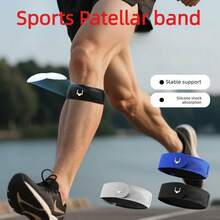 1pc Adjustable Sports Patellar Tendon Band Knee Strap, Lightweight Flexible Knee Brace For Men Women Running Basketball - Multicolor - View 1