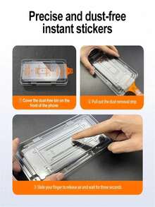 3 Buah Pelindung Layar Kaca Tempered Anti Debu dengan Sistem Penempatan Otomatis Sekali Klik, Kompatibel dengan Redmi Note 14 13 Pro 4G 5G 12 Pro Plus 11 11S 10 10S Pro Mi 15T 14T 13T Pro 11T 11 Lite 5G NE, Pelindung Layar Sekali Klik, Anti Sidik Jari - Clear - View 11