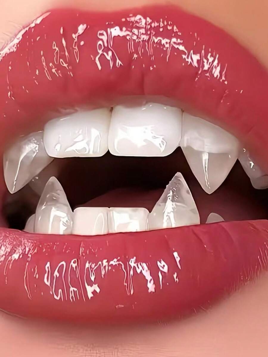 6pcs Set Plus Tools April Fool's Day Funny Vampire Dentures Zombie Teeth Small Tiger Teeth Makeup Props Vampire Braces Used For Role-Playing Send A Fangs Gift Halloween Vampire Dentures Costume Party Trick Props Resin Fangs Scary Scary Trick.