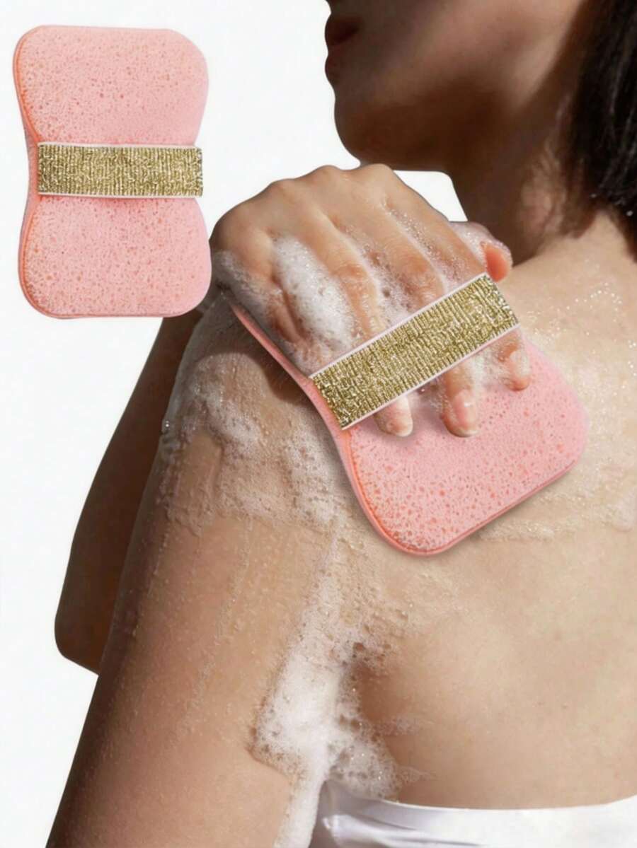 1pc Soap Bag Bath Sponge Ball, Ultra Soft Exfoliating Sponge, Suitable For Home Bathroom Shower Accessories/Cleaning Tools/Foaming Net/Foaming Net Bath Brush Back Brush, Back To School