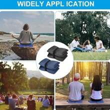 1pc Oversized Portable Folding Seat Cushion For Winter Outings, Suitable For Outdoor Camping, Walking And Picnic - Lightweight Hiking Pad, Beach, Stadium, Suitable For 4 Seasons - Multicolor - View 5