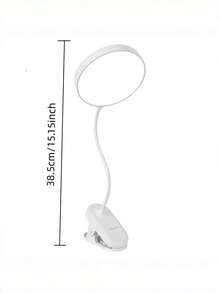 1 pieza Lámpara de escritorio LED, luz de lectura con clip de control táctil, 3 temperaturas de color, recargable por USB, luz suave de protección ocular, lámpara de escritorio, iluminación de mesita de noche, lámpara táctil, iluminación, brillo ajustable - Multicolor - Ver 14