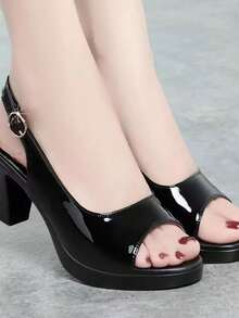 House Slippers - Black - View 1