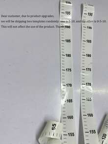 2/1pc Modern Wall Height Measuring Tape - Durable PC Material, Easy-To-Read Scale, Writable And Reusable, Suitable For Room And Wall Decoration, Home Decor, Decorative Measuring Tool, Fashion Design, Precise Measurement, Modern Decor, High-Quality Material, DIY Enthusiasts - Multicolor - View 11