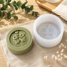 刺蝟情侶矽膠皂模 圓形動物愛心模具 DIY 手工皂、蠟燭製作、樹脂石膏手工藝 - 刺蝟 - 查看 5