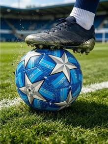 1pc Size 5 Standard Football, Indoor/Outdoor Universal, Match/Training Ball, Gift Inflatable PU Leather Multi-Color Team Sports Soccer Ball (Soccer Ball Shipped Deflated) - Multicolor - View 8