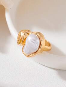 1pc Fashionable Personalized Geometric Women's Ring - Geometric Women's Ring - View 5